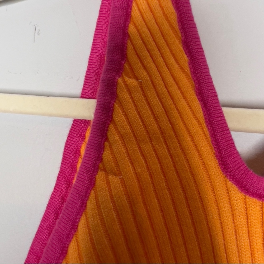 ππ Easy on the Eyes S-M Body-con Dress in Tangerine by Pepper Mayo - NWT! πΈπ - Picture 6 of 11